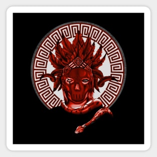 aztec warrior Magnet